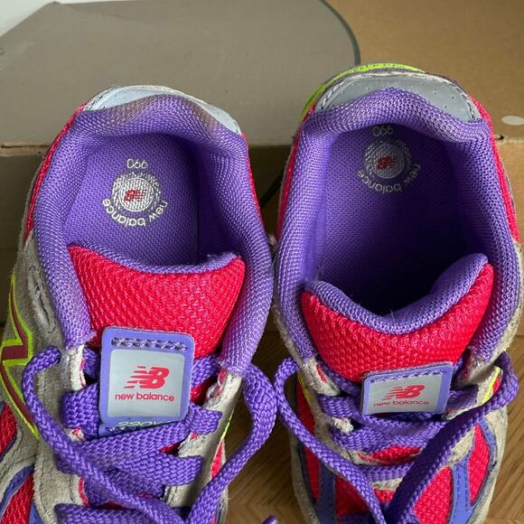 New Balance 990 V4 ‘Multicolor’ Toddler Sneakers- SZ 8 C - Picture 5 of 13
